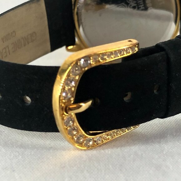 Victoria Wieck Beverly Hills Gold Tone Hidden Watch With Rhinestones - Picture 4 of 7